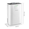 Trotec TTR 57 E afmetingen 34 x 23,2 x 51,1 cm